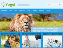 Tablet Screenshot of cogni.pl